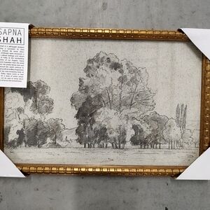 NWT - Gold Framed Landscape Art Print